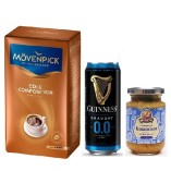 Кофе молотый, Баварская горчица и безалкогольное пиво